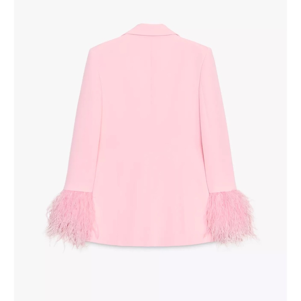 Zara Feather Cuff Blazer - Picture 13 of 14